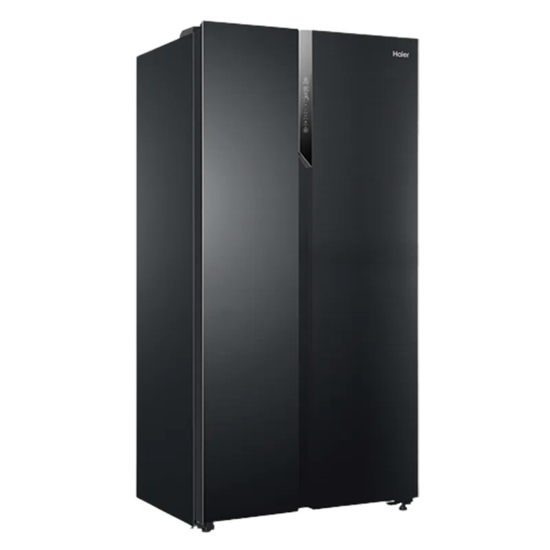 Haier HRF-622 IBG Side-By-Side Glass Door Inverter Refrigerator 22 Cubic Feet